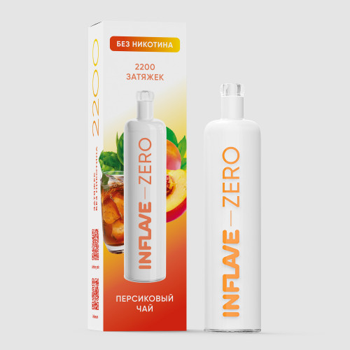 Электронная сигарета Inflave Zero 2200 затяжек Персиковый Чай